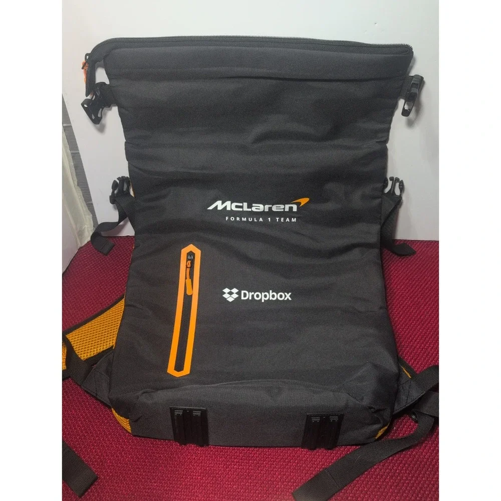 McLaren Formula 1 F1 Backpack Roll Top Bag Racing Dropbox